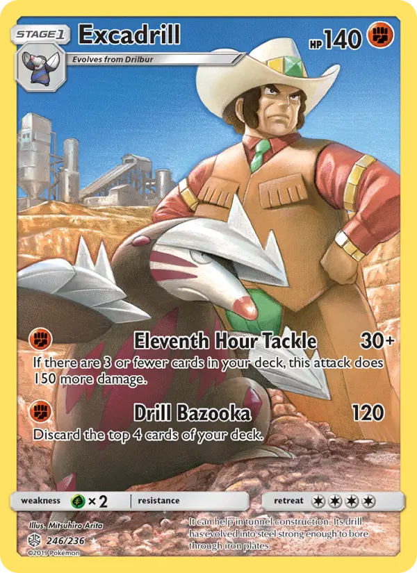 Excadrill, Pokémon card
