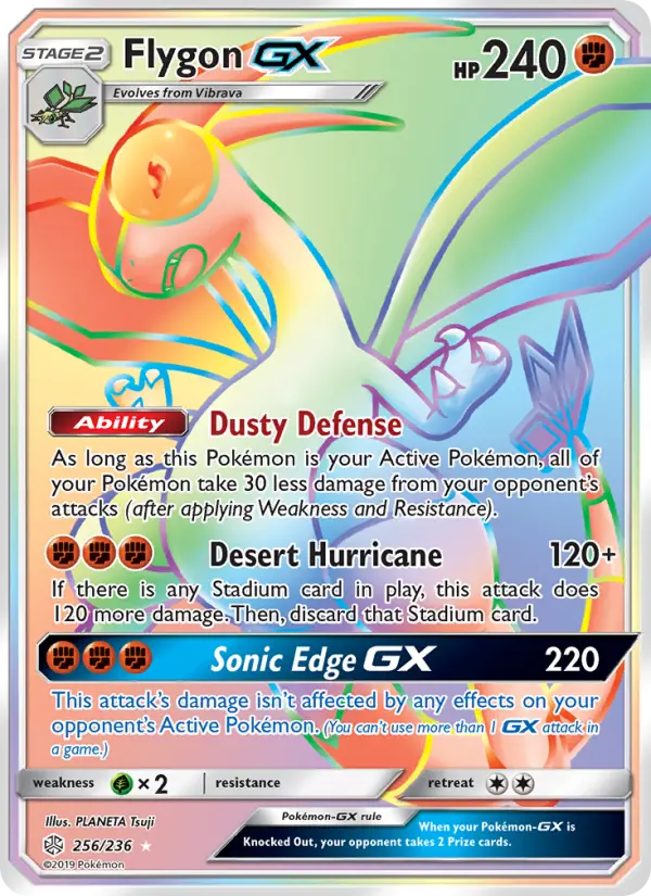 Flygon GX, Pokémon card