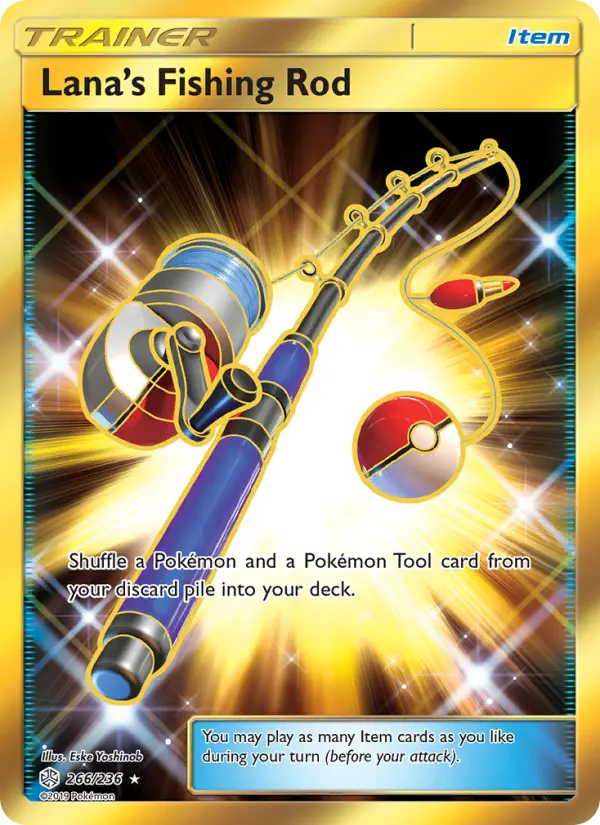 Lana’s Fishing Rod, Pokémon card