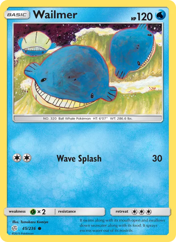 Wailmer, Pokémon card