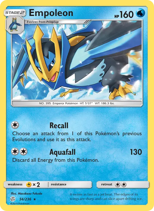 Empoleon, Pokémon card
