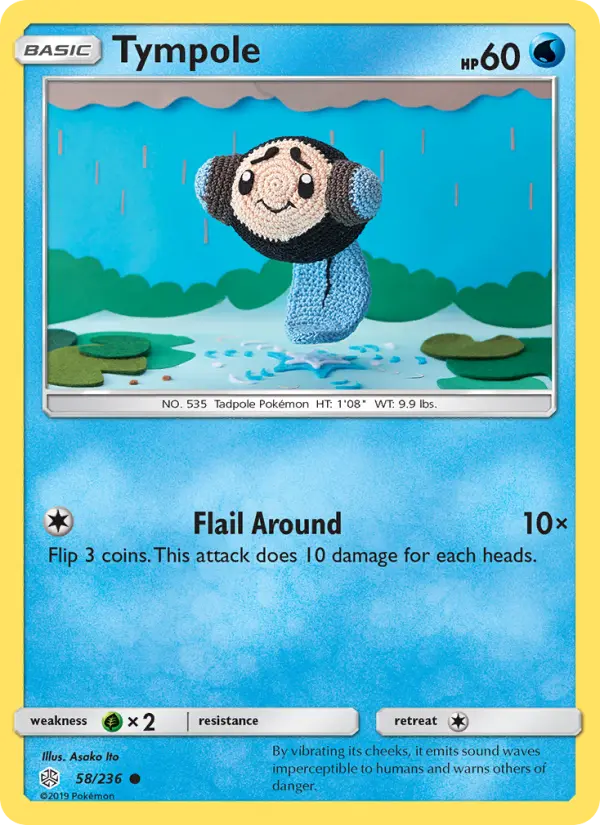 Tympole, Pokémon card