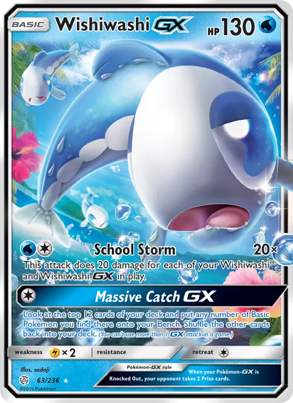 Wishiwashi GX, Pokémon card