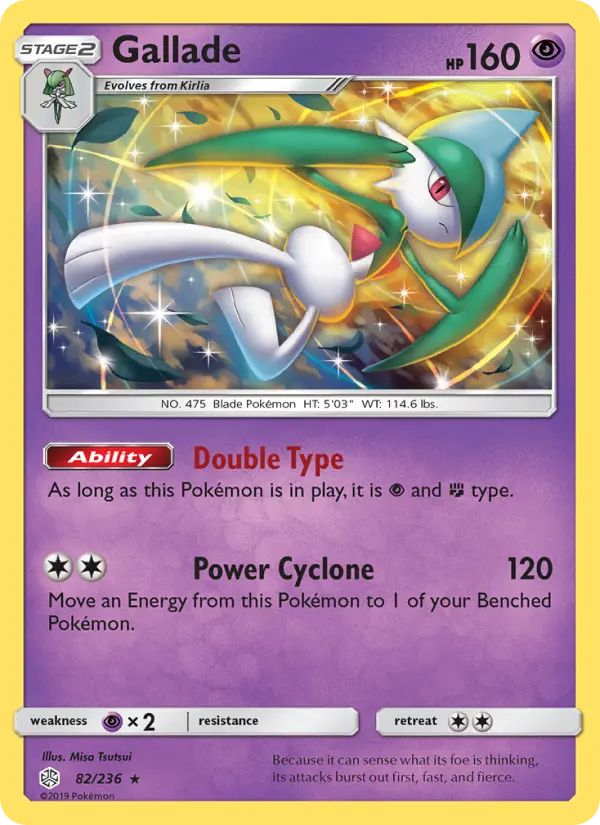 Gallade, Pokémon card