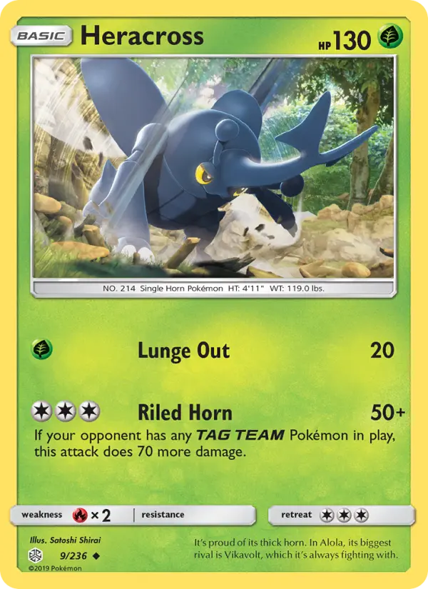Heracross, Pokémon card