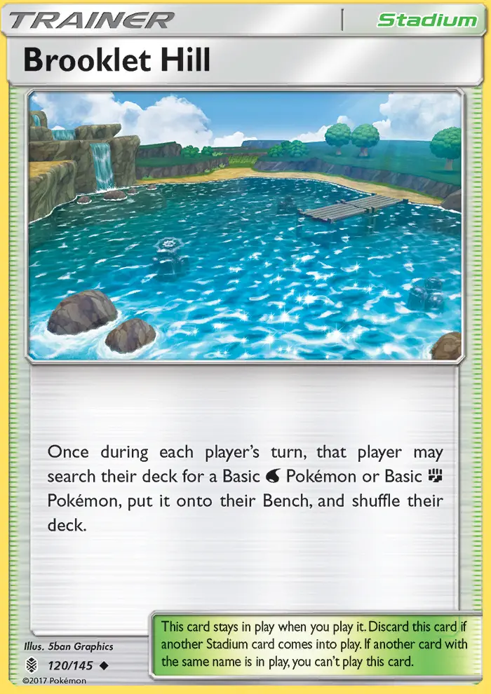 Brooklet Hill, Pokémon card