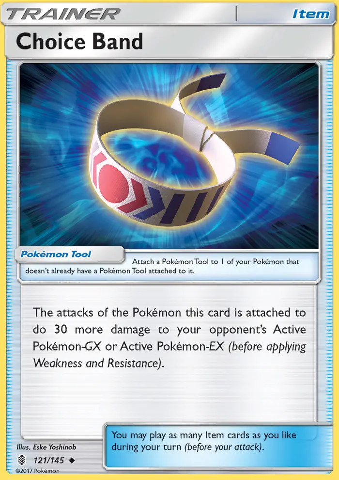 Choice Band, Pokémon card