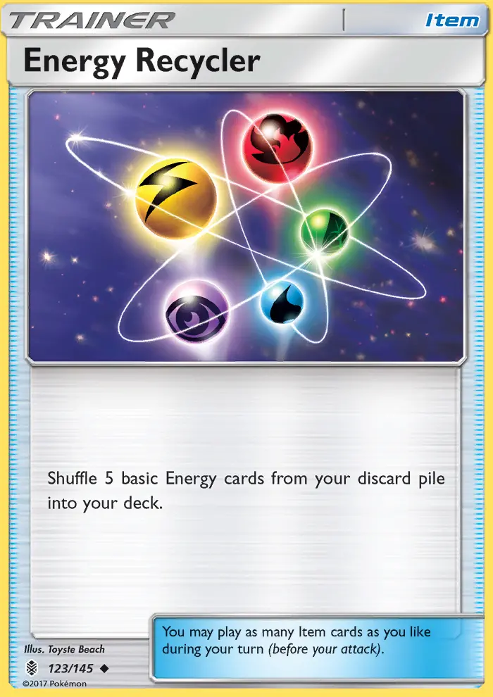 Energy Recycler, Pokémon card