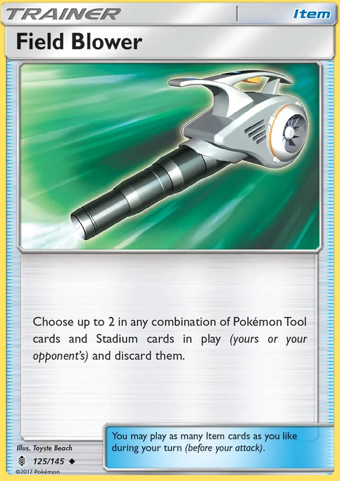 Field Blower, Pokémon card