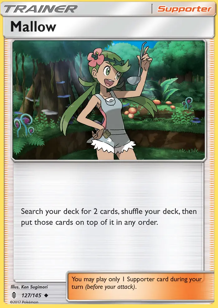 Mallow, Pokémon card