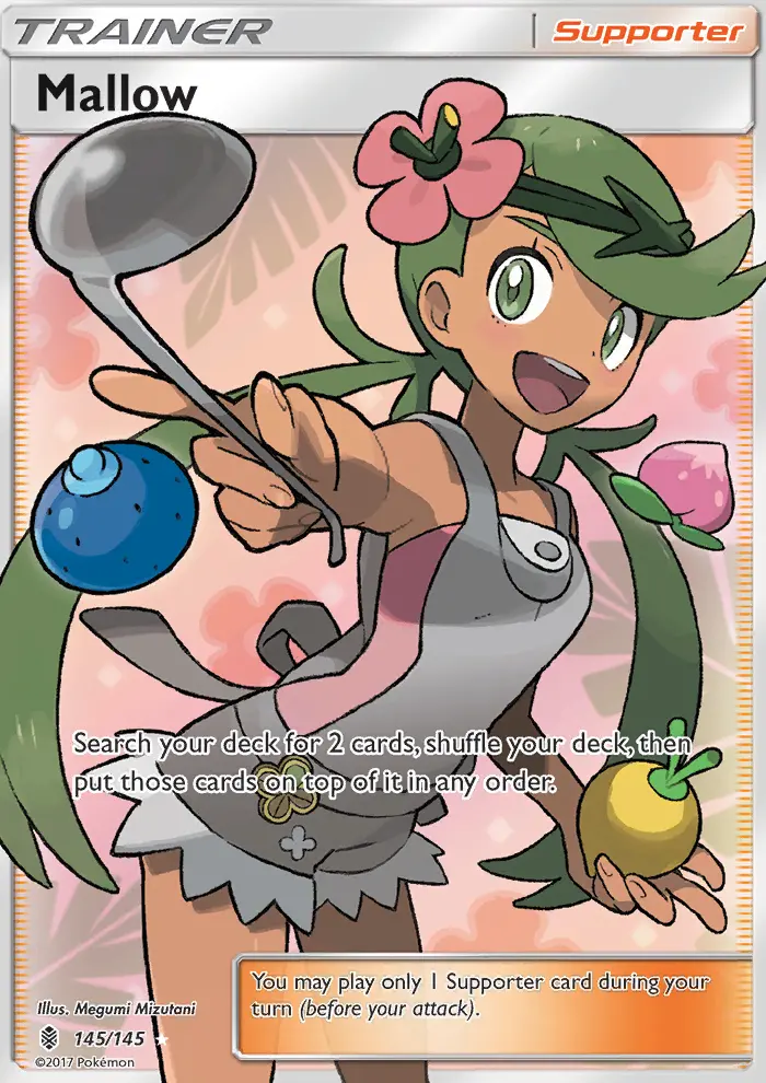 Mallow, Pokémon card
