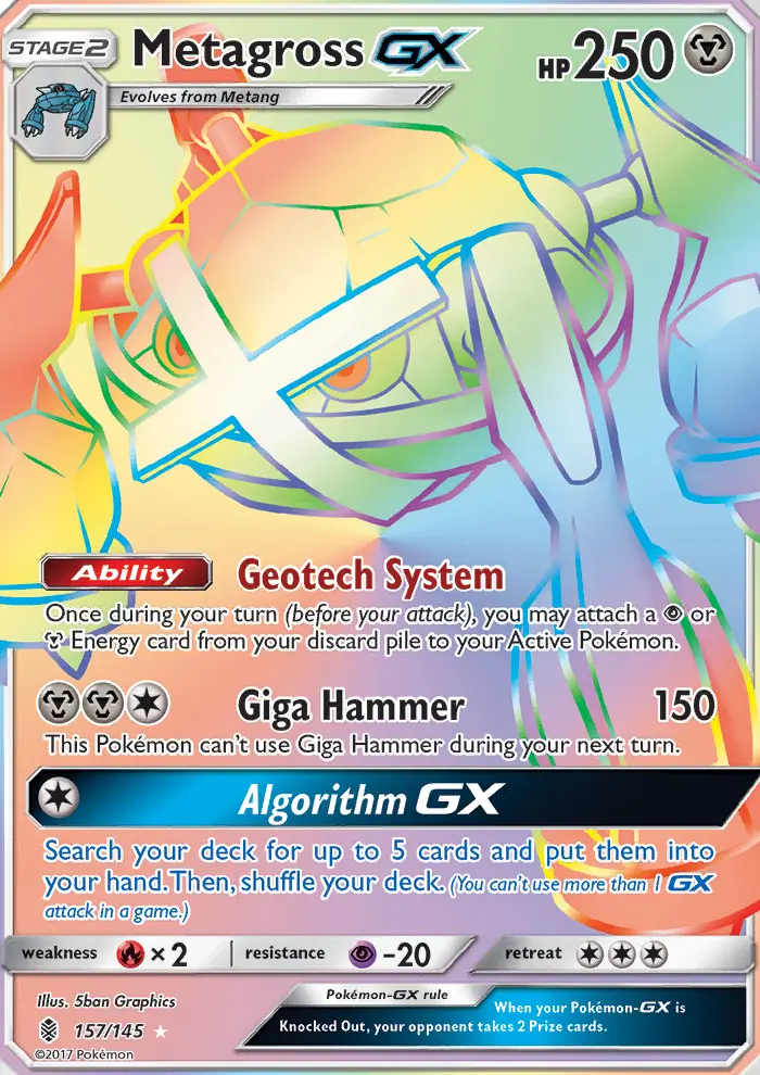 Metagross GX, Pokémon card