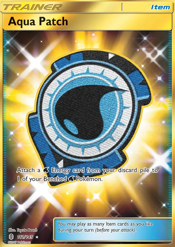 Aqua Patch, Pokémon card