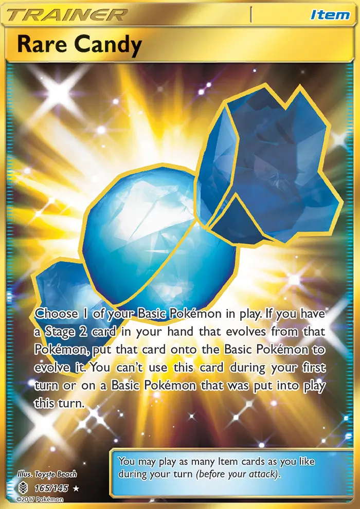 Rare Candy, Pokémon card