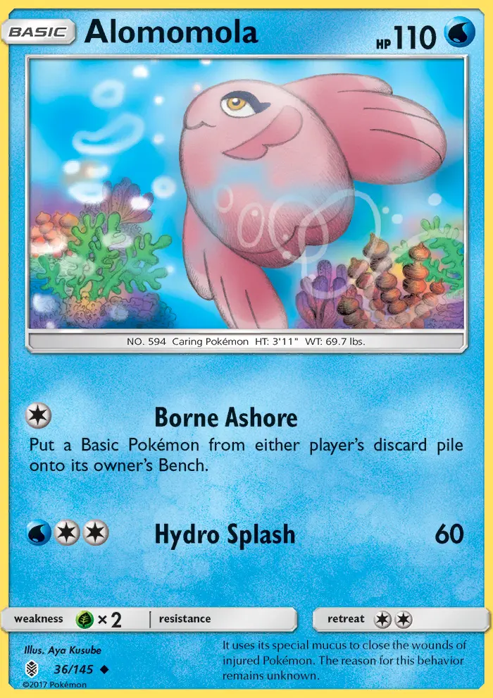 Alomomola, Pokémon card