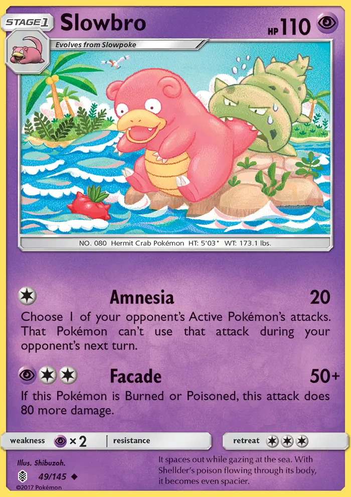 Slowbro, Pokémon card
