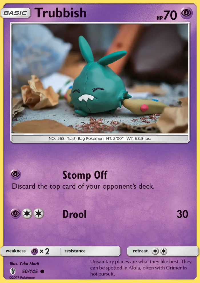 Trubbish, Pokémon card