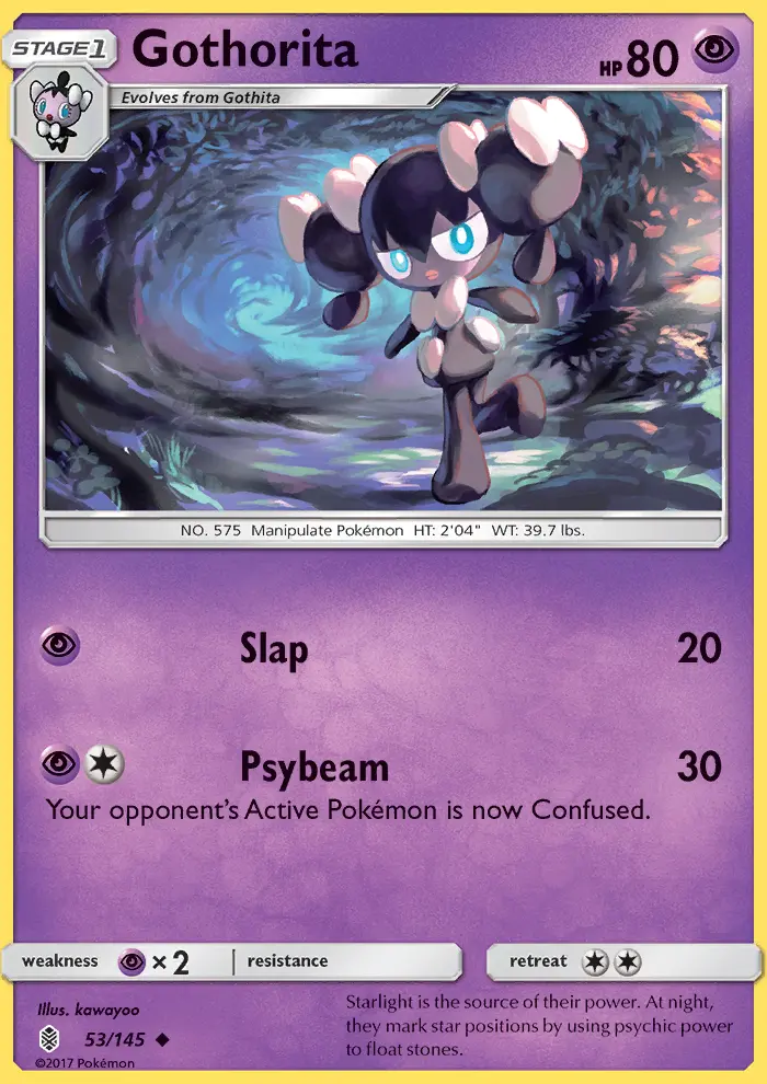 Gothorita, Pokémon card
