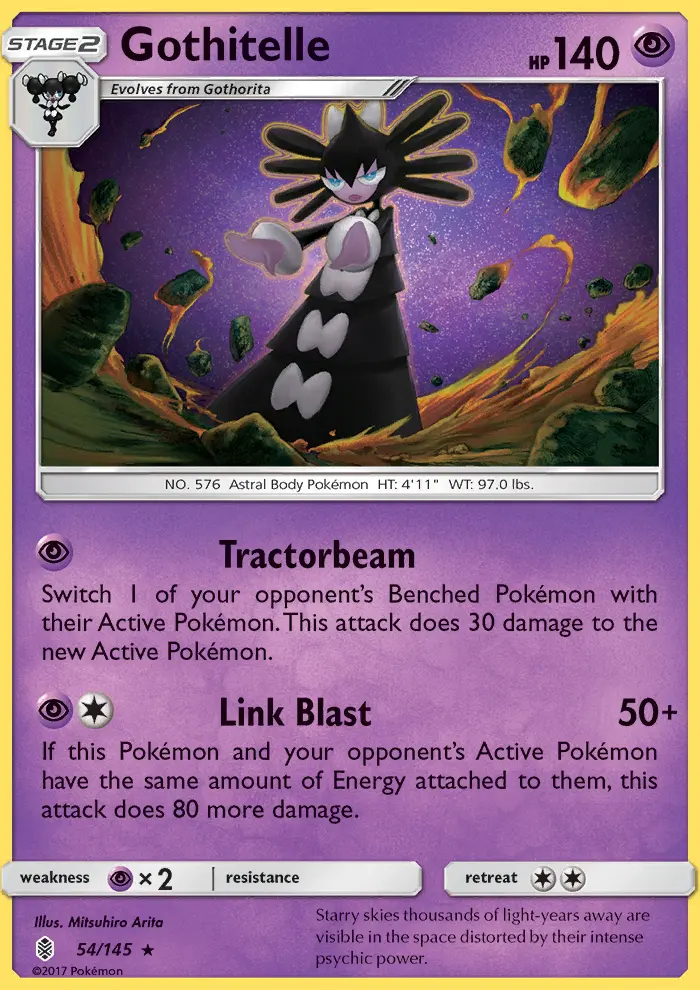 Gothitelle, Pokémon card