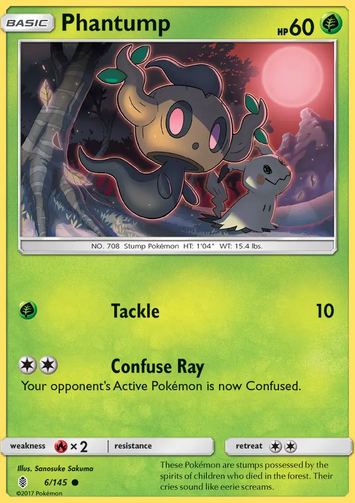 Phantump, Pokémon card