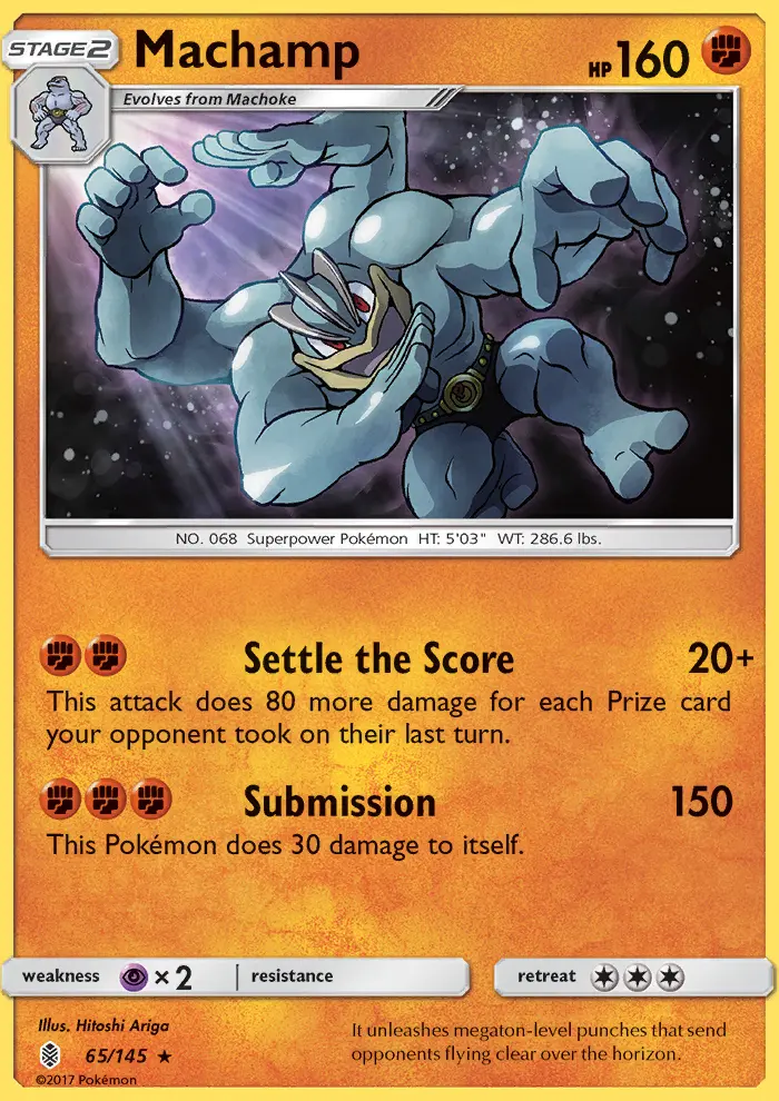 Machamp, Pokémon card