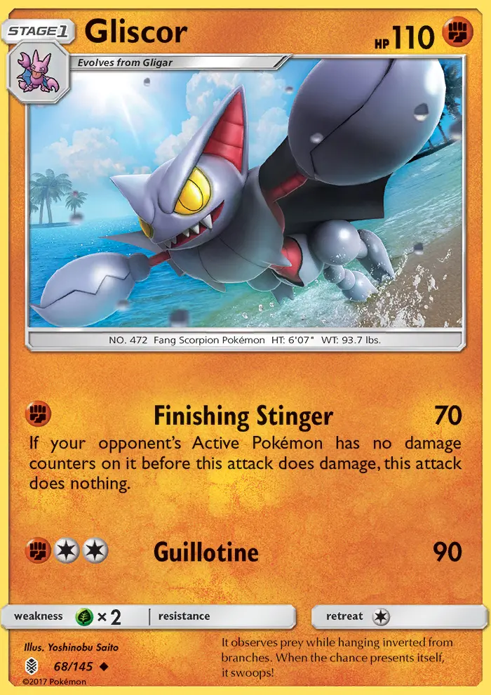 Gliscor, Pokémon card