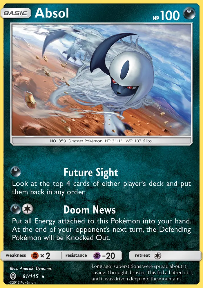 Absol, Pokémon card