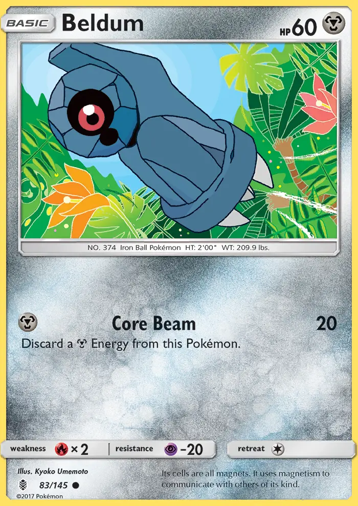 Beldum, Pokémon card
