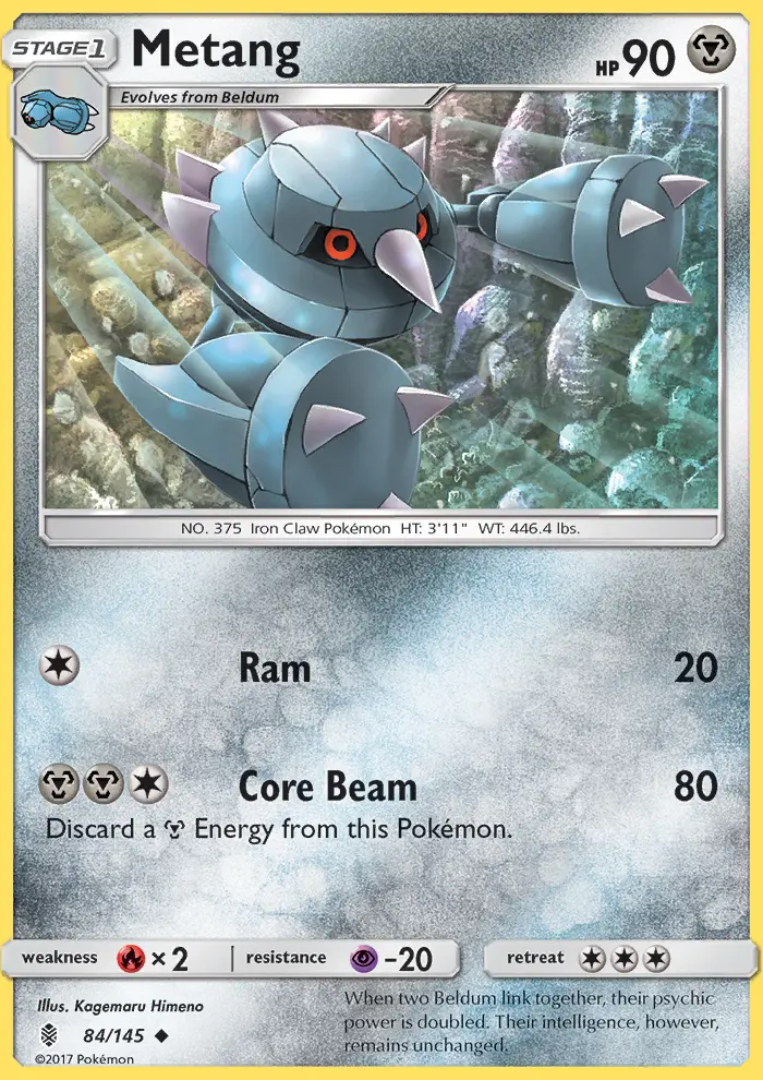 Metang, Pokémon card