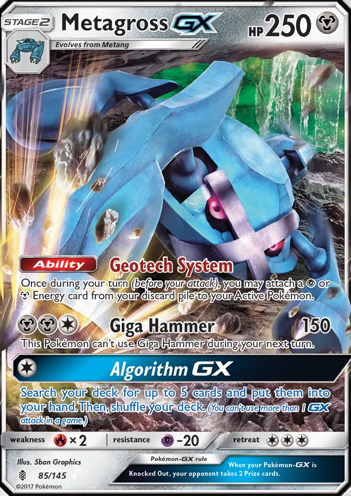 Metagross GX, Pokémon card