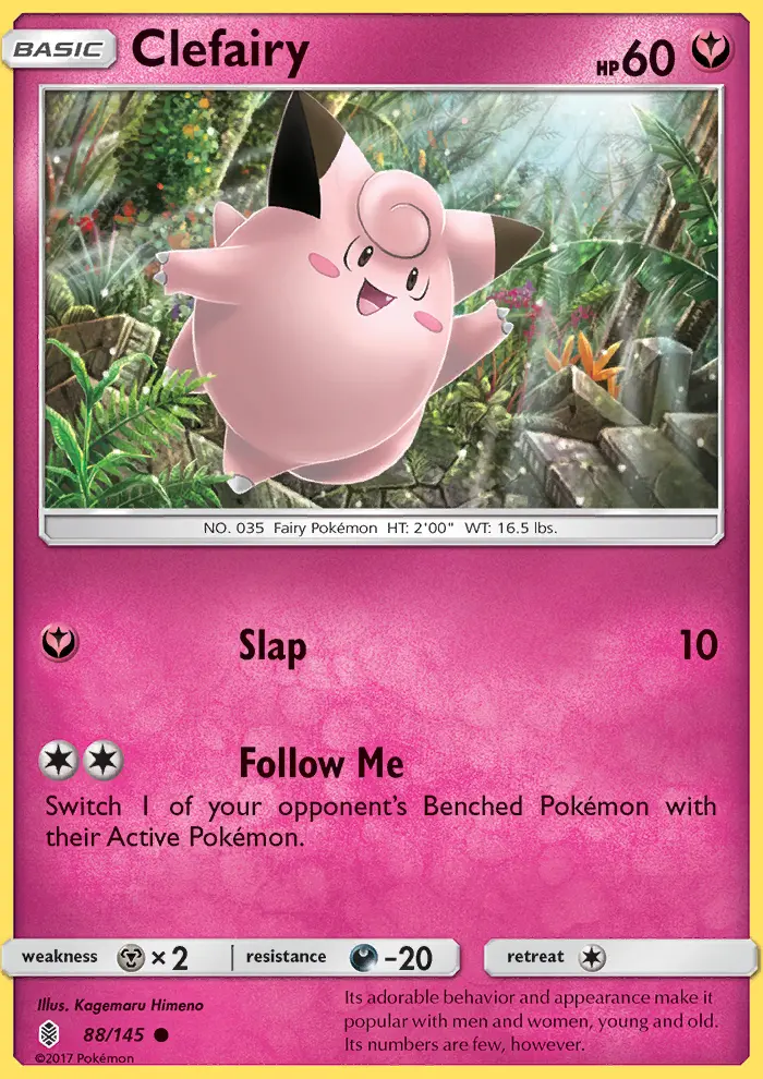 Clefairy, Pokémon card