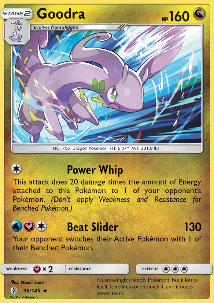 Goodra, Pokémon card