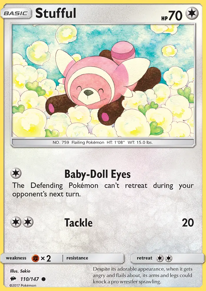 Stufful, Pokémon card