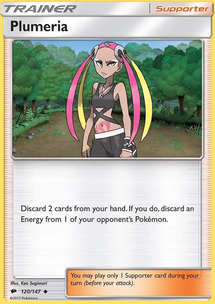 Plumeria, Pokémon card