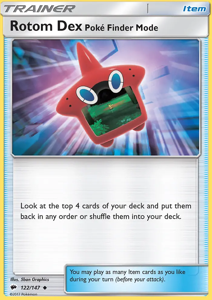 Rotom Dex—Poké Finder Mode, Pokémon card
