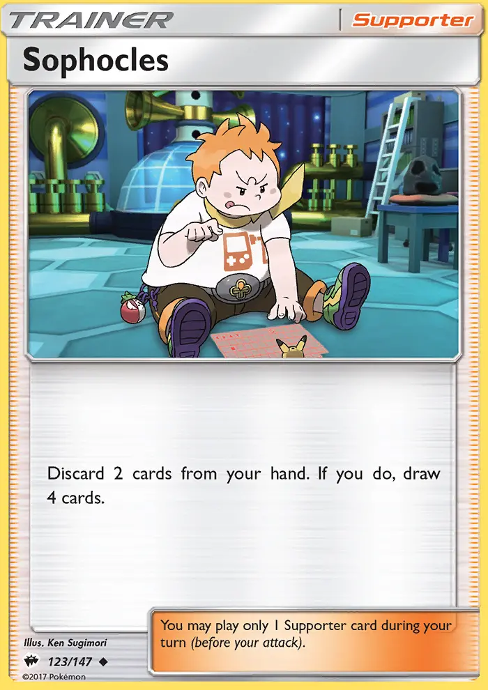 Sophocles, Pokémon card