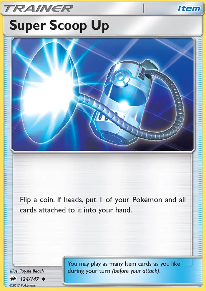 Super Scoop Up, Pokémon card