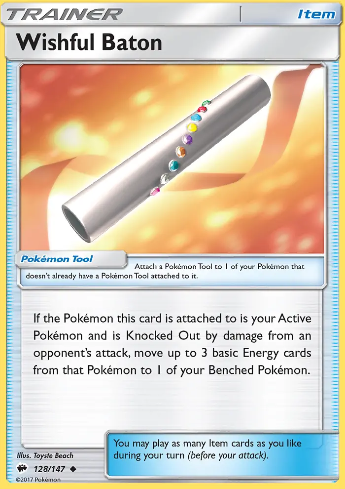 Wishful Baton, Pokémon card