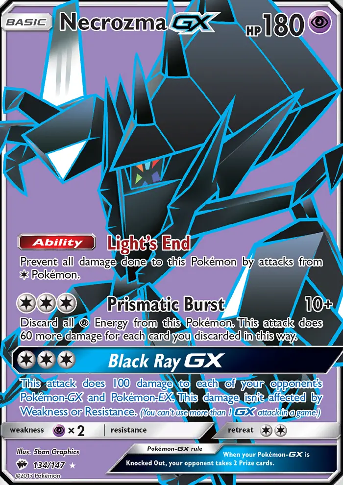 Necrozma GX, Pokémon card