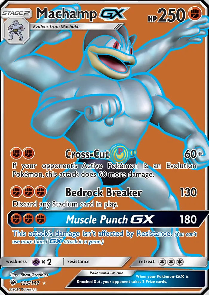 Machamp GX, Pokémon card