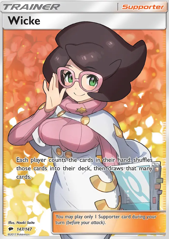 Wicke, Pokémon card