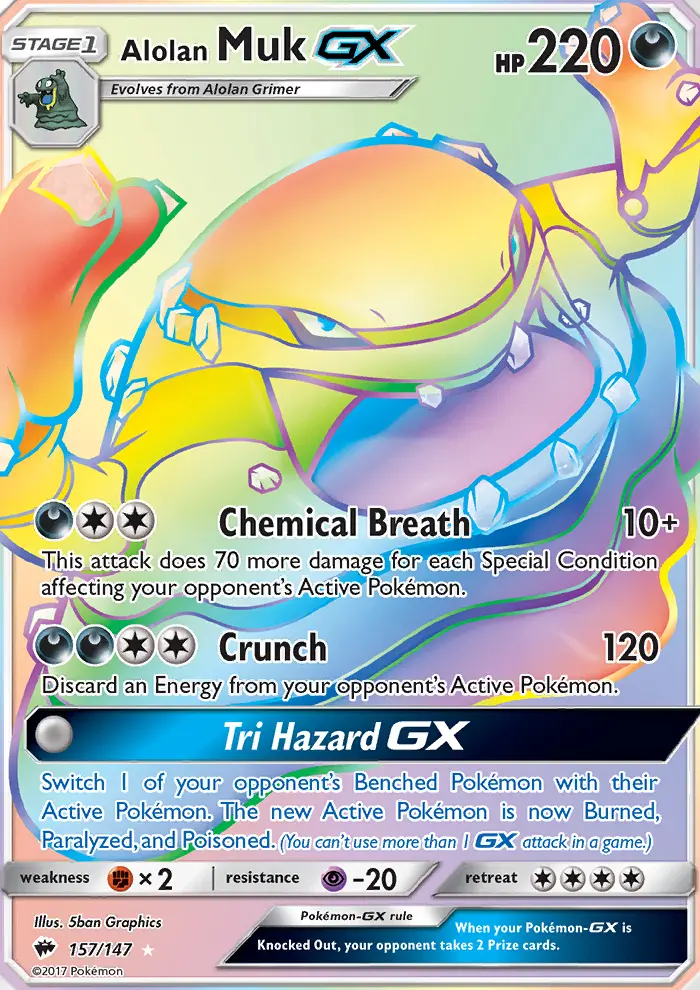 Alolan Muk GX, Pokémon card