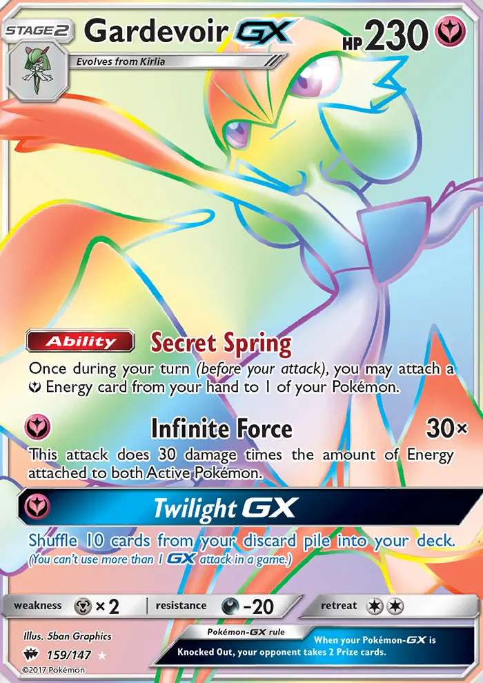 Gardevoir GX, Pokémon card