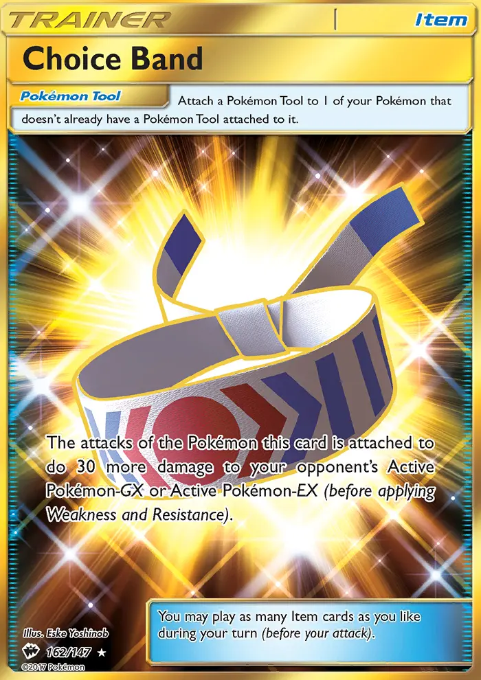 Choice Band, Pokémon card