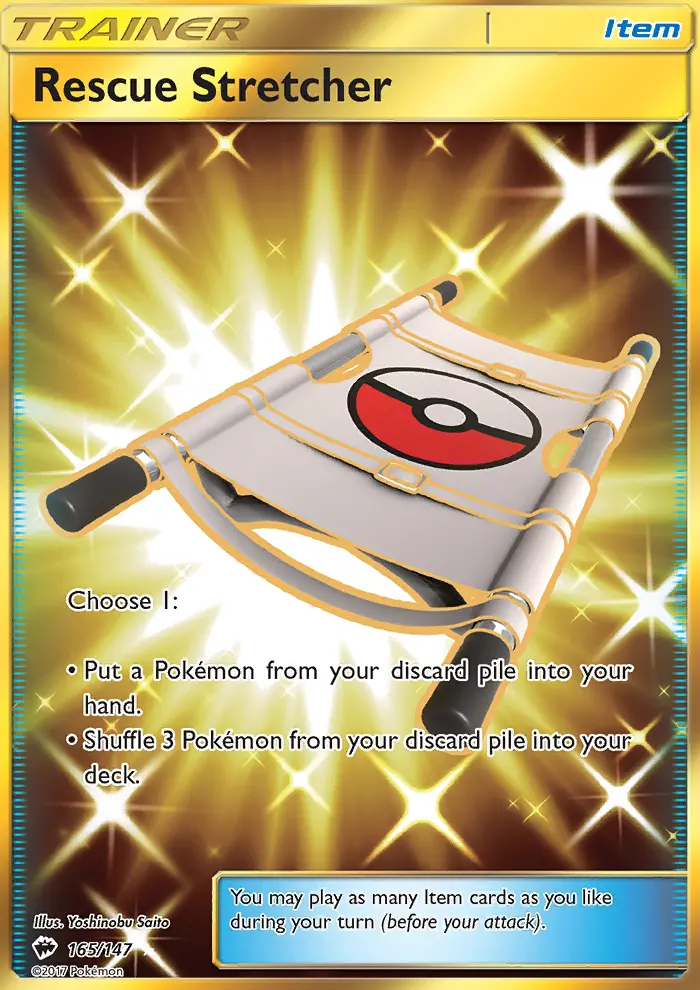 Rescue Stretcher, Pokémon card