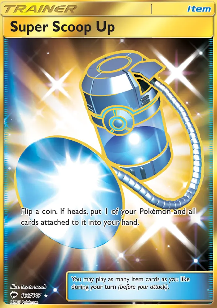 Super Scoop Up, Pokémon card