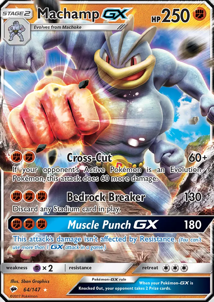 Machamp GX, Pokémon card