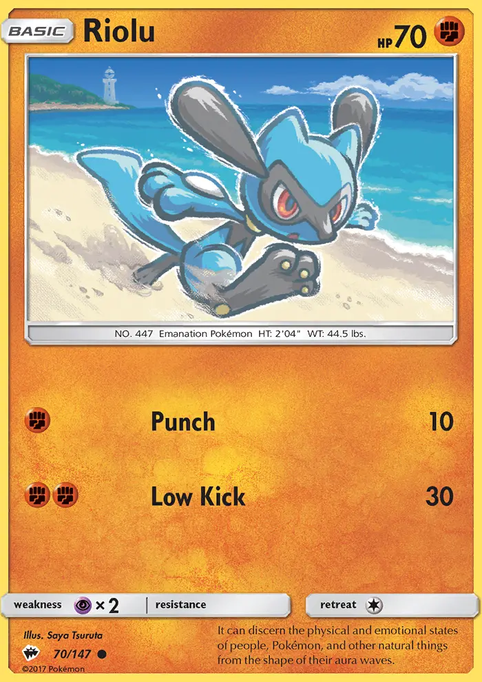 Riolu, Pokémon card