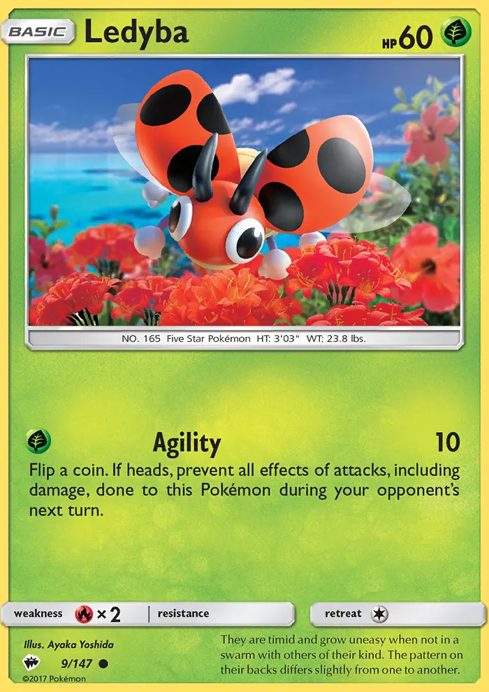 Ledyba, Pokémon card