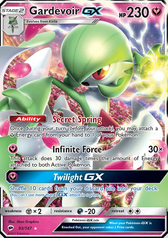 Gardevoir GX, Pokémon card